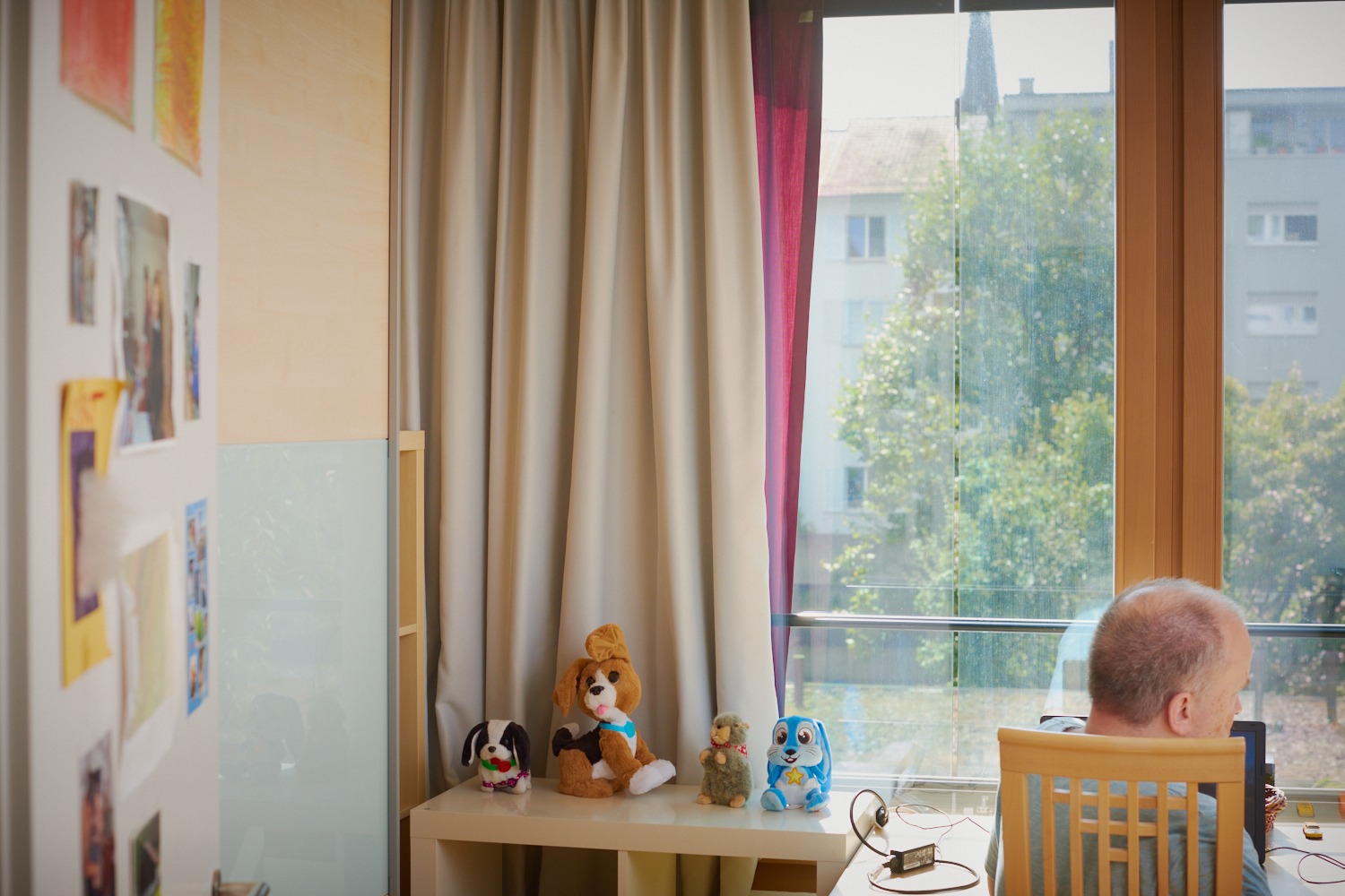 Schöne Aussicht aus dem Fenster